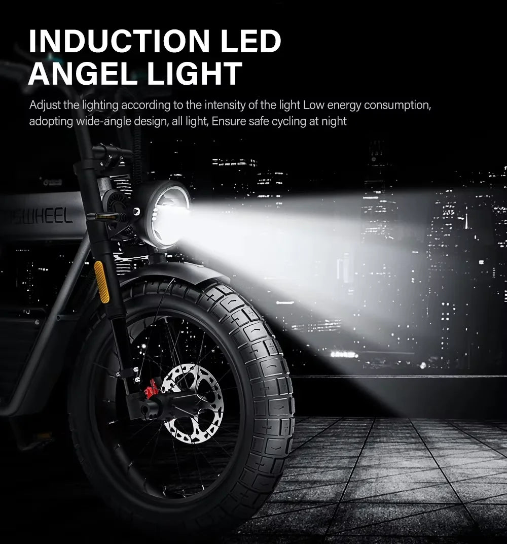 CT20 Electric Cycle 48V 25AH Lithium Battery Adult Mountain Ebike 2000W Mountain Electric Men'S Moped Road E Trucks