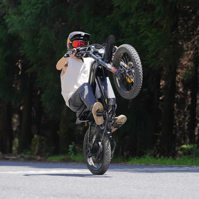 R6000 Adult Electric Bike 7000W 60V30Ah Battery Mountain All-Terrain Motorcycle 17'S Tires Fat Tire E-Bike