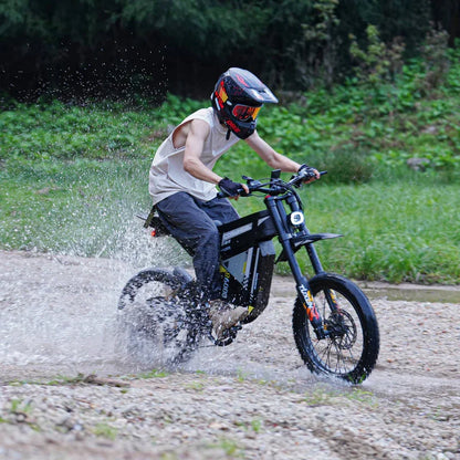 R6000 Adult Electric Bike 7000W 60V30Ah Battery Mountain All-Terrain Motorcycle 17'S Tires Fat Tire E-Bike